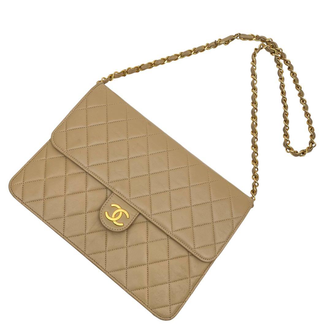 Chanel Lambskin Quilted CC Logo Chain Shoulder — view 3