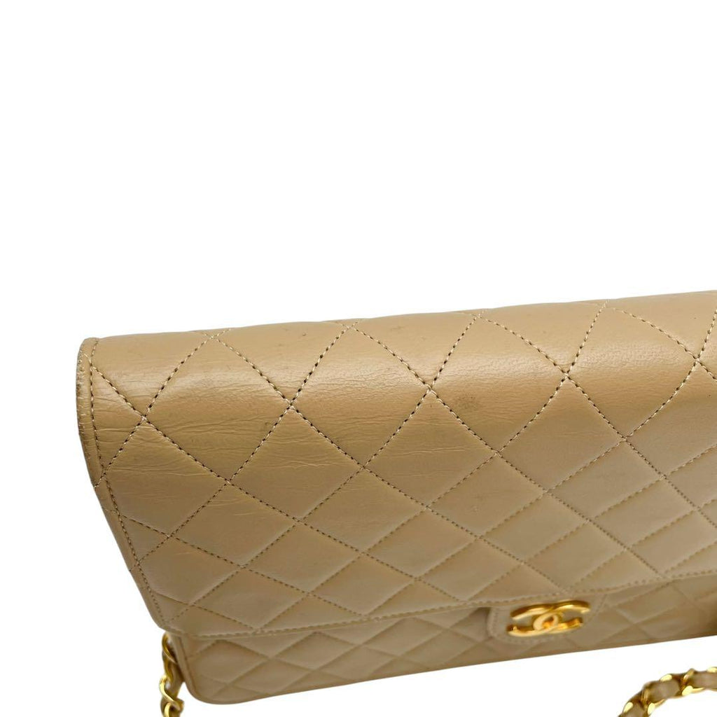 Chanel Lambskin Quilted CC Logo Chain Shoulder — view 7