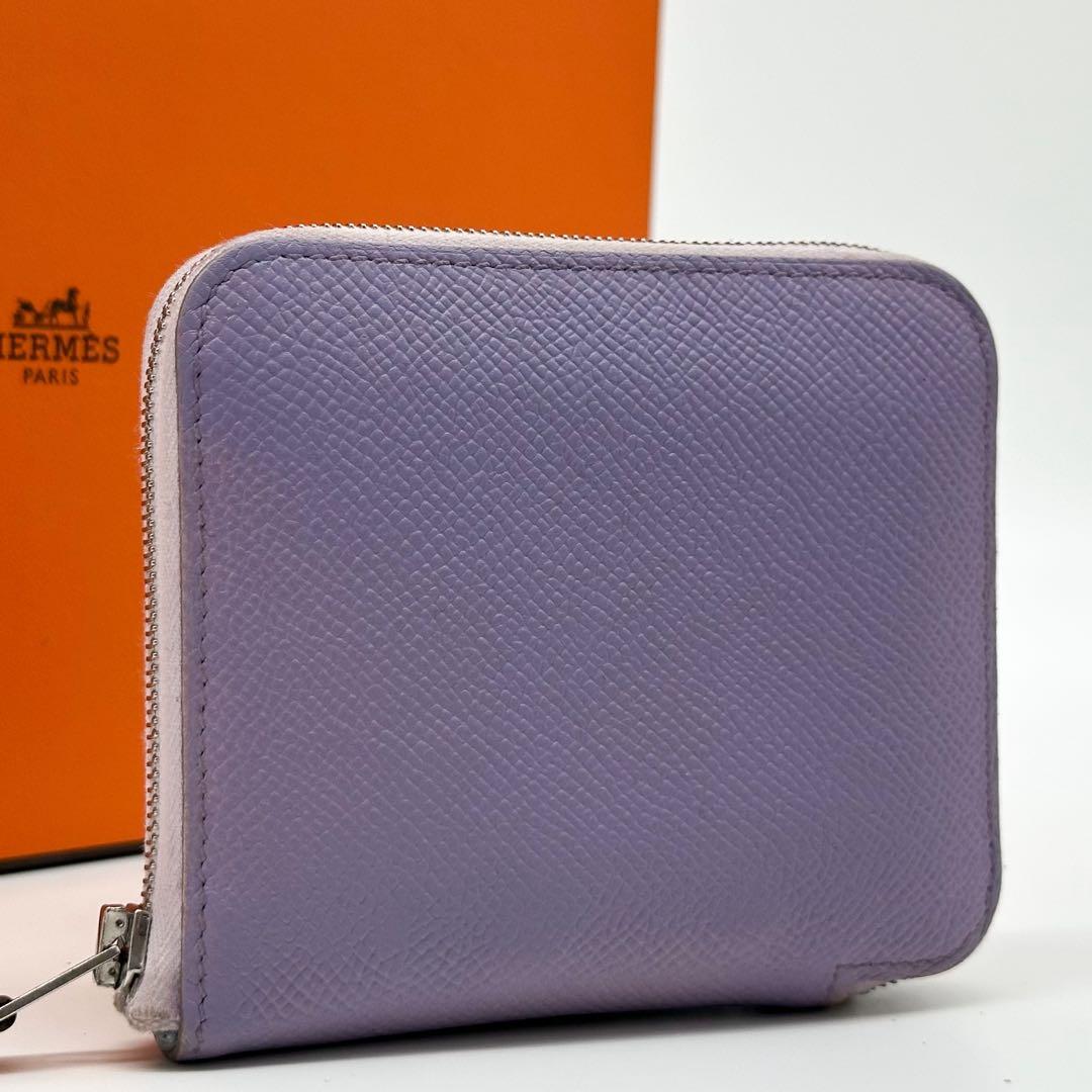 Hermes Azap Compact Silk in Veau Mini Wallet