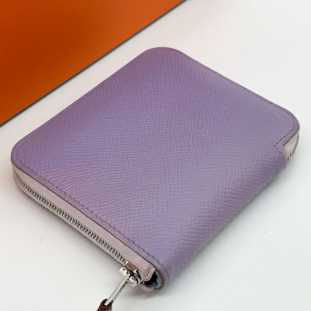 Hermes Azap Compact Silk in Veau Mini Wallet — view 4