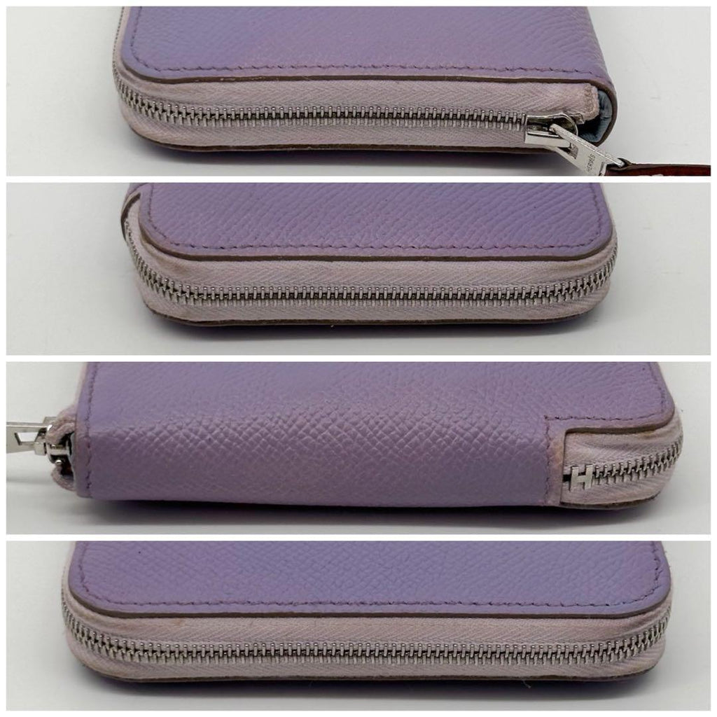 Hermes Azap Compact Silk in Veau Mini Wallet — view 6