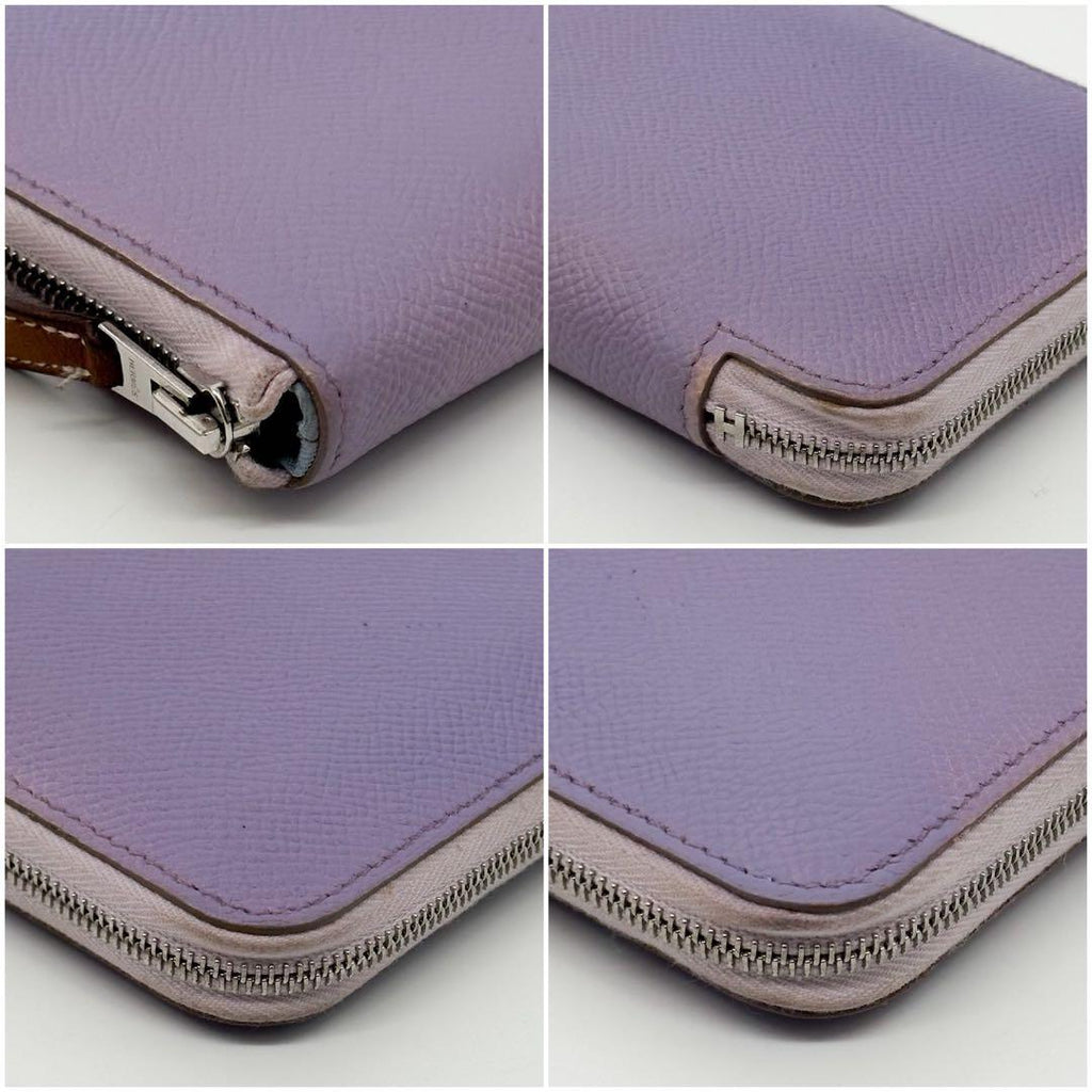 Hermes Azap Compact Silk in Veau Mini Wallet — view 7