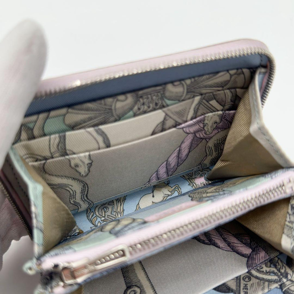 Hermes Azap Compact Silk in Veau Mini Wallet — view 9
