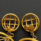 Chanel CC Logo Earrings Birdcage Vintage Classic — view 6