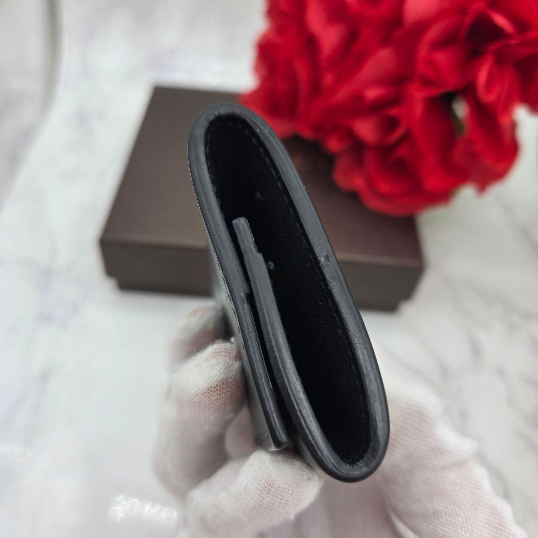 Gucci Coin Purse Wallet Flower Black — view 8