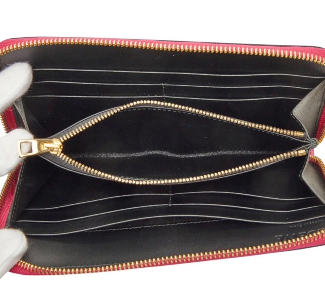 Loewe Anagram Zip Around Wallet Pink — view 7