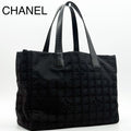 Chanel New Travel Line MM Tote Bag Nylon CC Logo