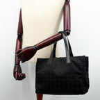 Chanel New Travel Line MM Tote Bag Nylon CC Logo — view 5