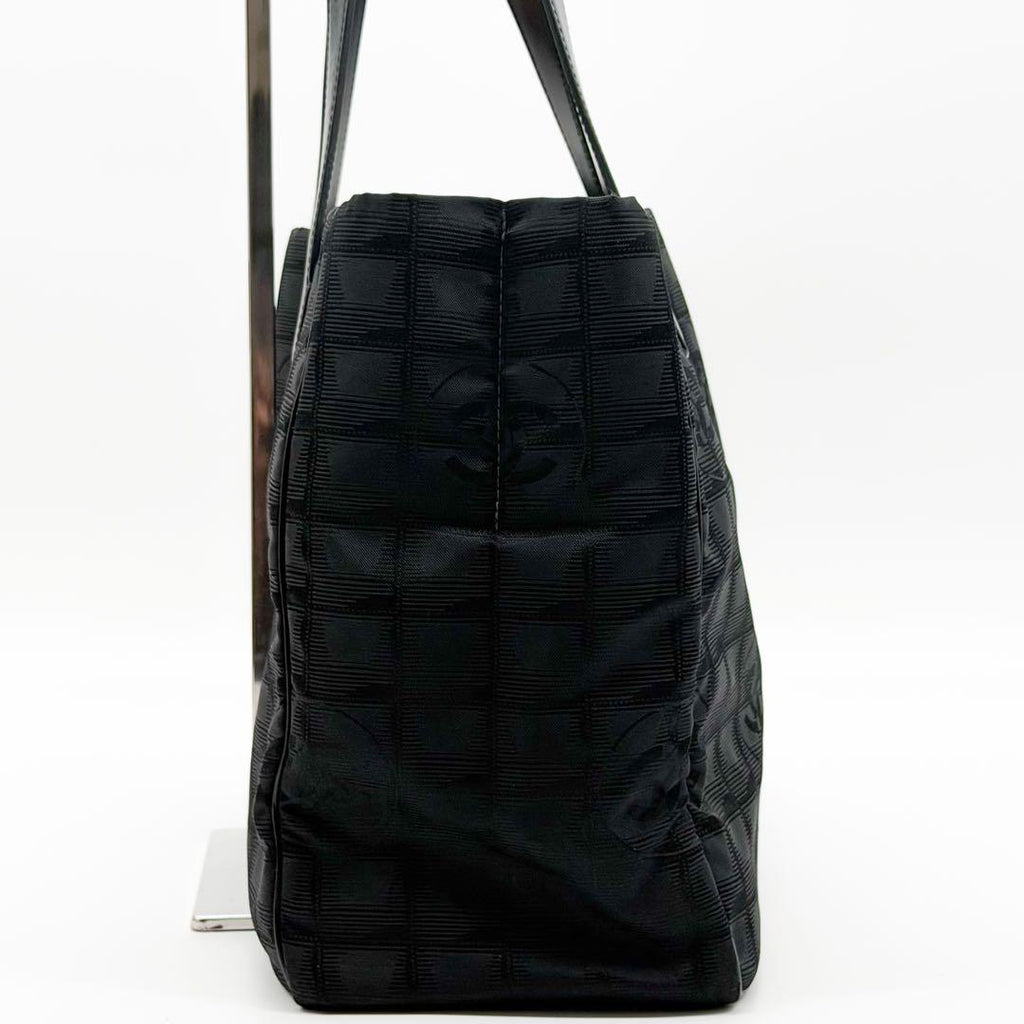 Chanel New Travel Line MM Tote Bag Nylon CC Logo — view 7