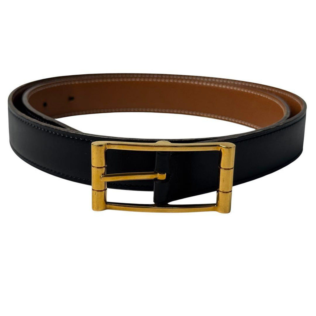 Hermes Hapi Leather Belt Gold 90 — view 2