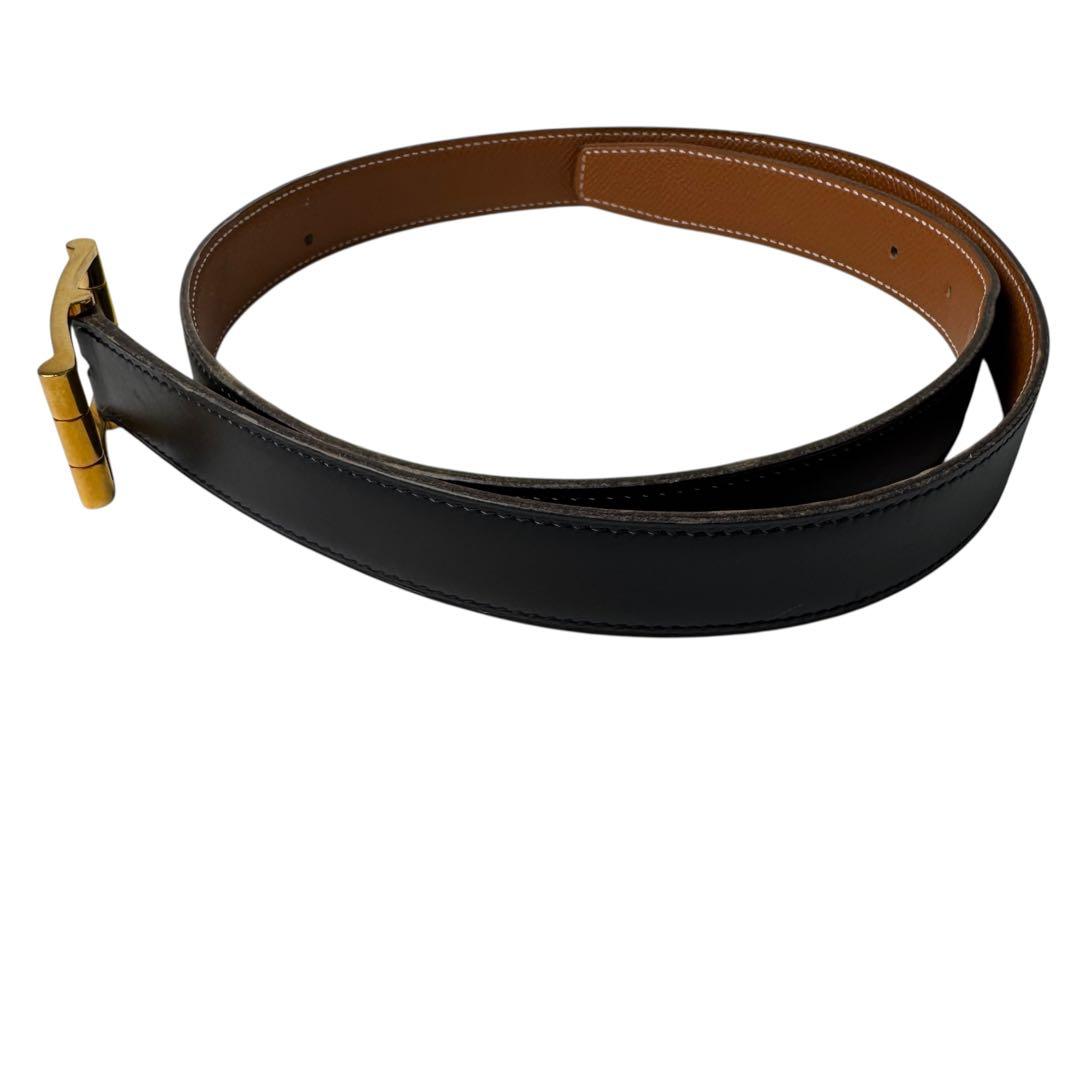 Hermes Hapi Leather Belt Gold 90 — view 4