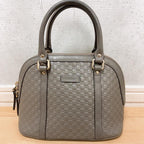 Gucci Micro Guccissima 2-Way Handbag Gray — view 2