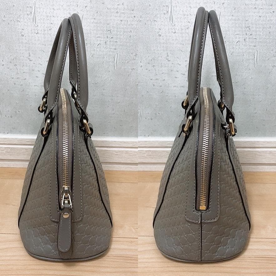 Gucci Micro Guccissima 2-Way Handbag Gray — view 4