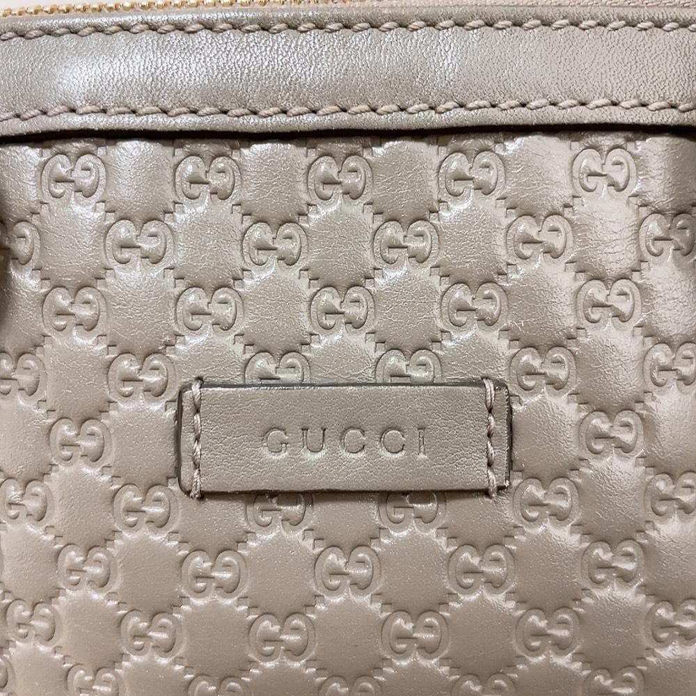 Gucci Micro Guccissima 2-Way Handbag Gray — view 7