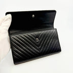 Chanel Wallet Stitch Wallet Silver — view 9