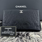 Chanel Wallet Camellia Zip Around — view 2
