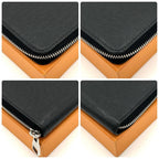 Louis Vuitton Taiga Vertical Wallet Business Black — view 6