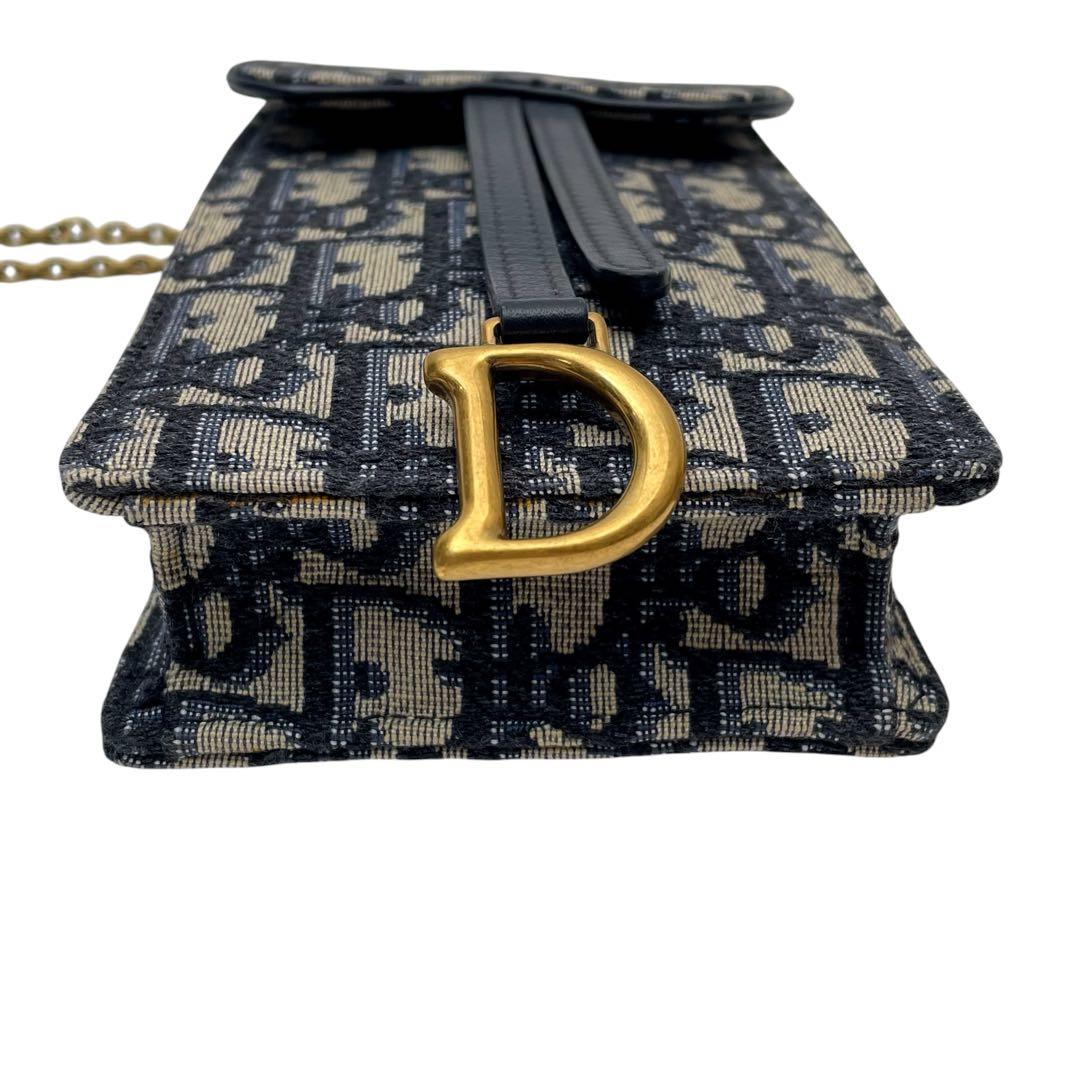 Dior Trotter Canvas Smartphone Shoulder Bag Pouch — view 4