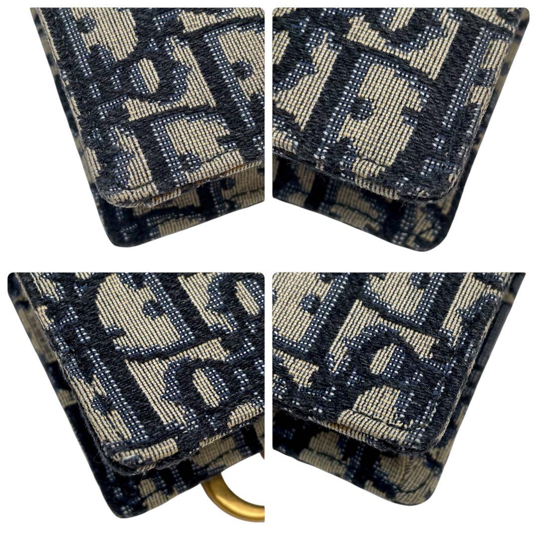 Dior Trotter Canvas Smartphone Shoulder Bag Pouch — view 5