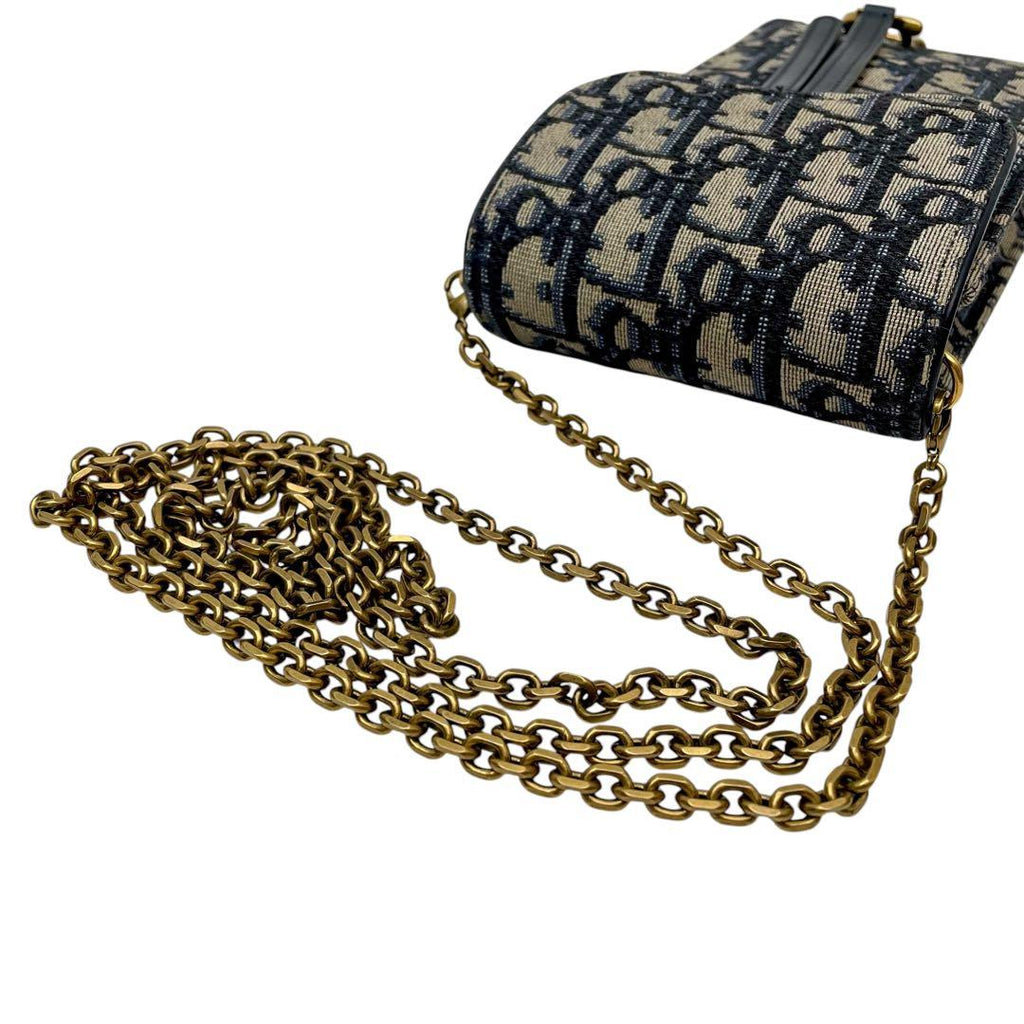 Dior Trotter Canvas Smartphone Shoulder Bag Pouch — view 6