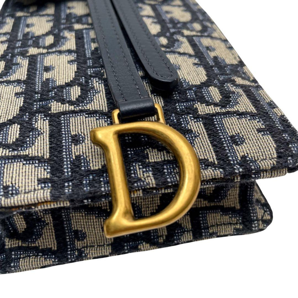 Dior Trotter Canvas Smartphone Shoulder Bag Pouch — view 9