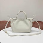Celine Cabas Drawstring Cuile Triomphe Leather Shoulder Bag — view 3