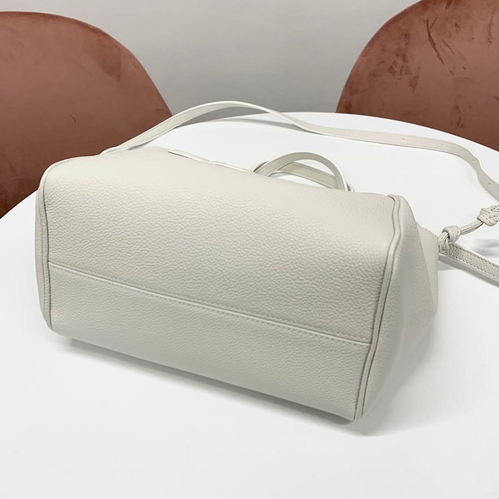 Celine Cabas Drawstring Cuile Triomphe Leather Shoulder Bag — view 4