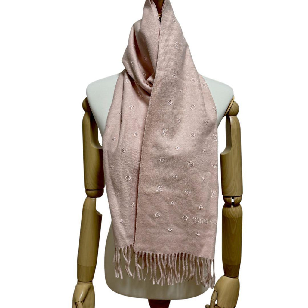 Louis Vuitton Silk Cashmere Echarpe LV Stella Scarf — view 2