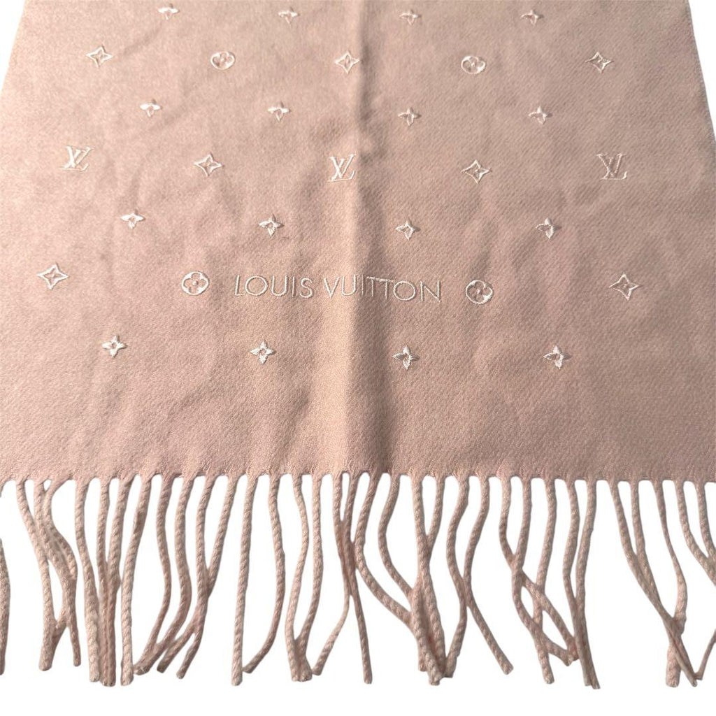 Louis Vuitton Silk Cashmere Echarpe LV Stella Scarf — view 5