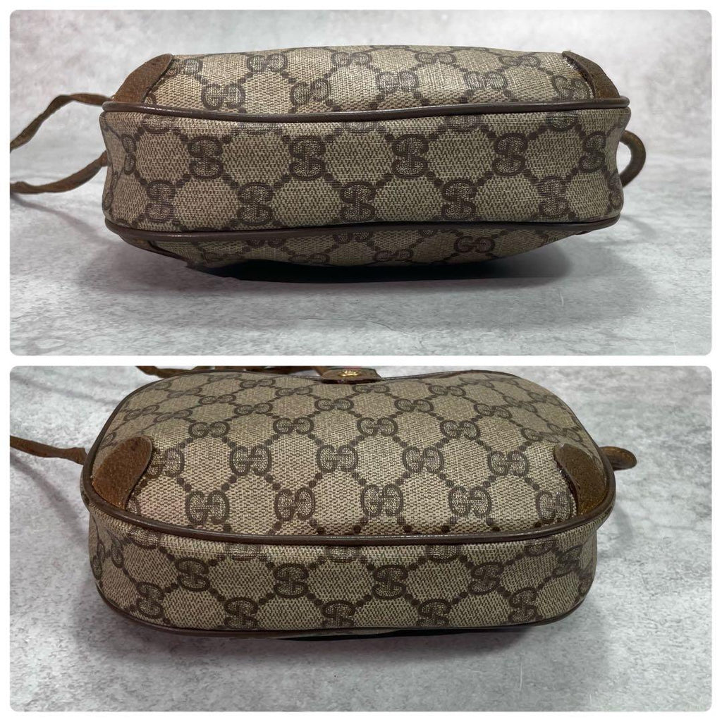 Gucci GG Sherry Line Shoulder Bag Brown Leather — view 7