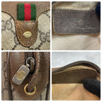 Gucci GG Sherry Line Shoulder Bag Brown Leather — view 9