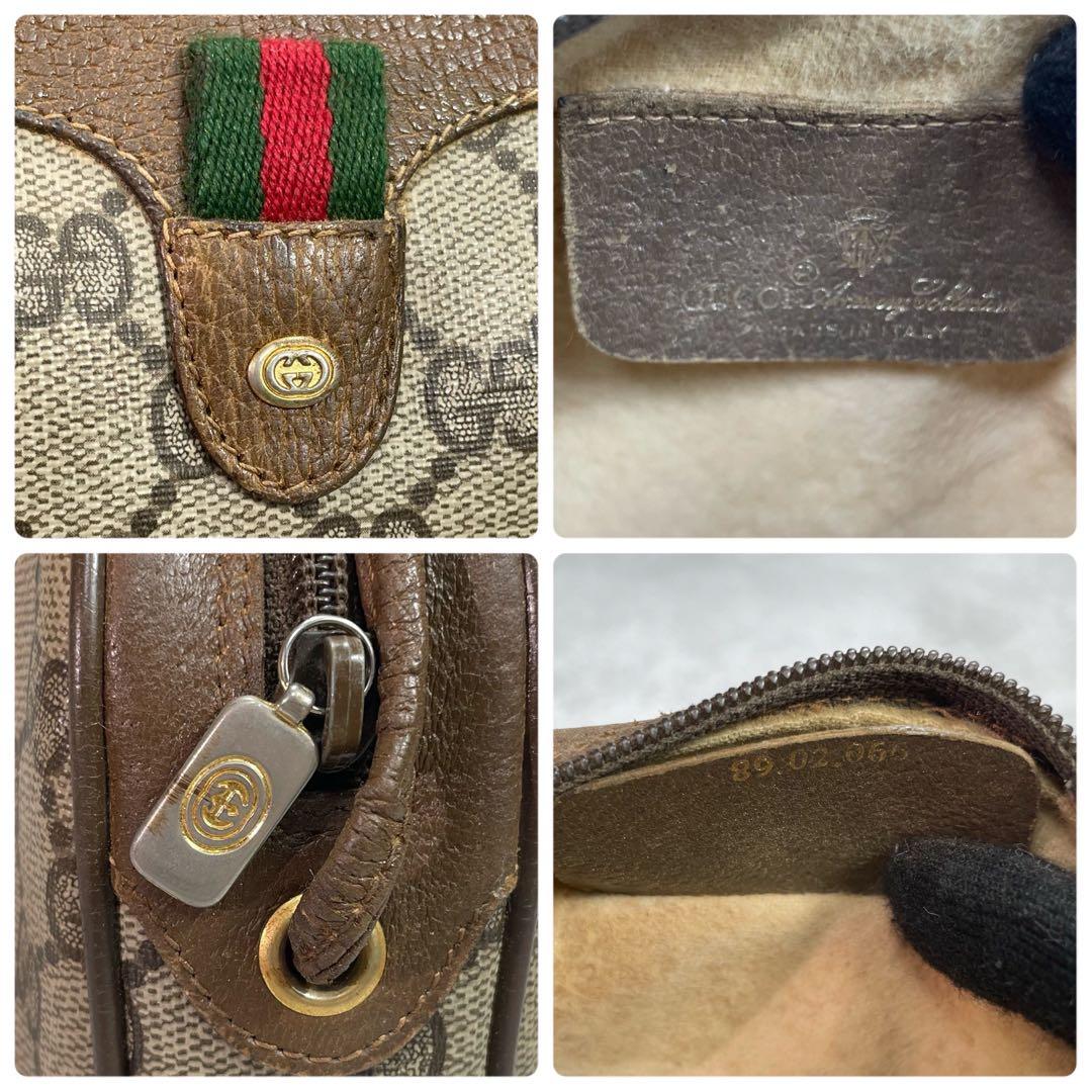 Gucci GG Sherry Line Shoulder Bag Brown Leather — view 9