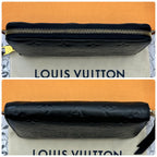 Louis Vuitton Empreinte Zippy Wallet Noir — view 3