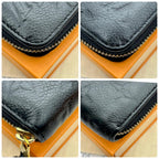 Louis Vuitton Empreinte Zippy Wallet Noir — view 5