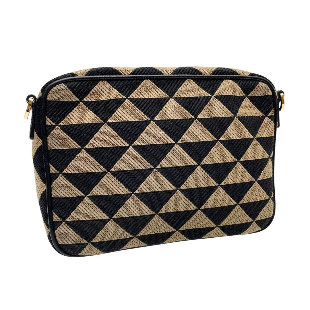 Prada Symbol Canvas Saffiano Brick Shoulder — view 2