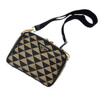 Prada Symbol Canvas Saffiano Brick Shoulder — view 3
