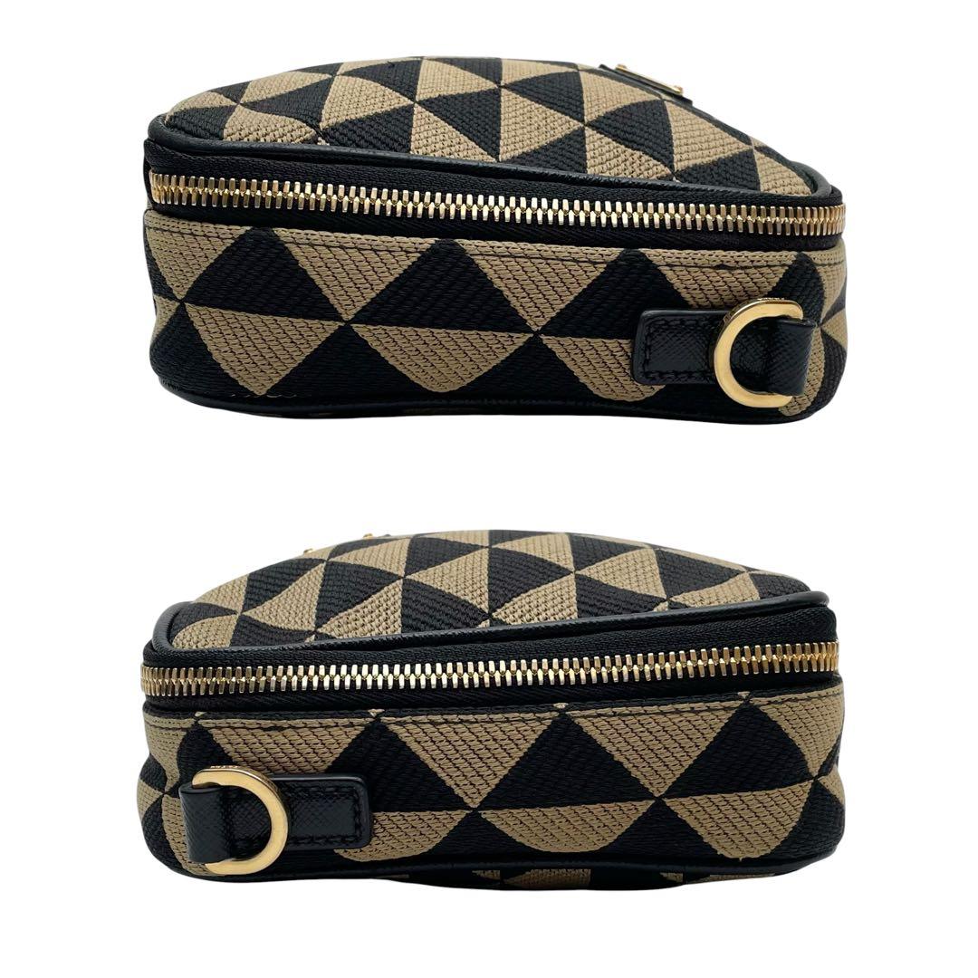 Prada Symbol Canvas Saffiano Brick Shoulder — view 4