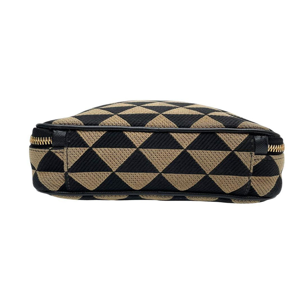 Prada Symbol Canvas Saffiano Brick Shoulder — view 5