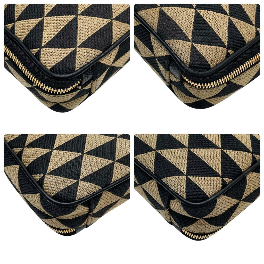 Prada Symbol Canvas Saffiano Brick Shoulder — view 6