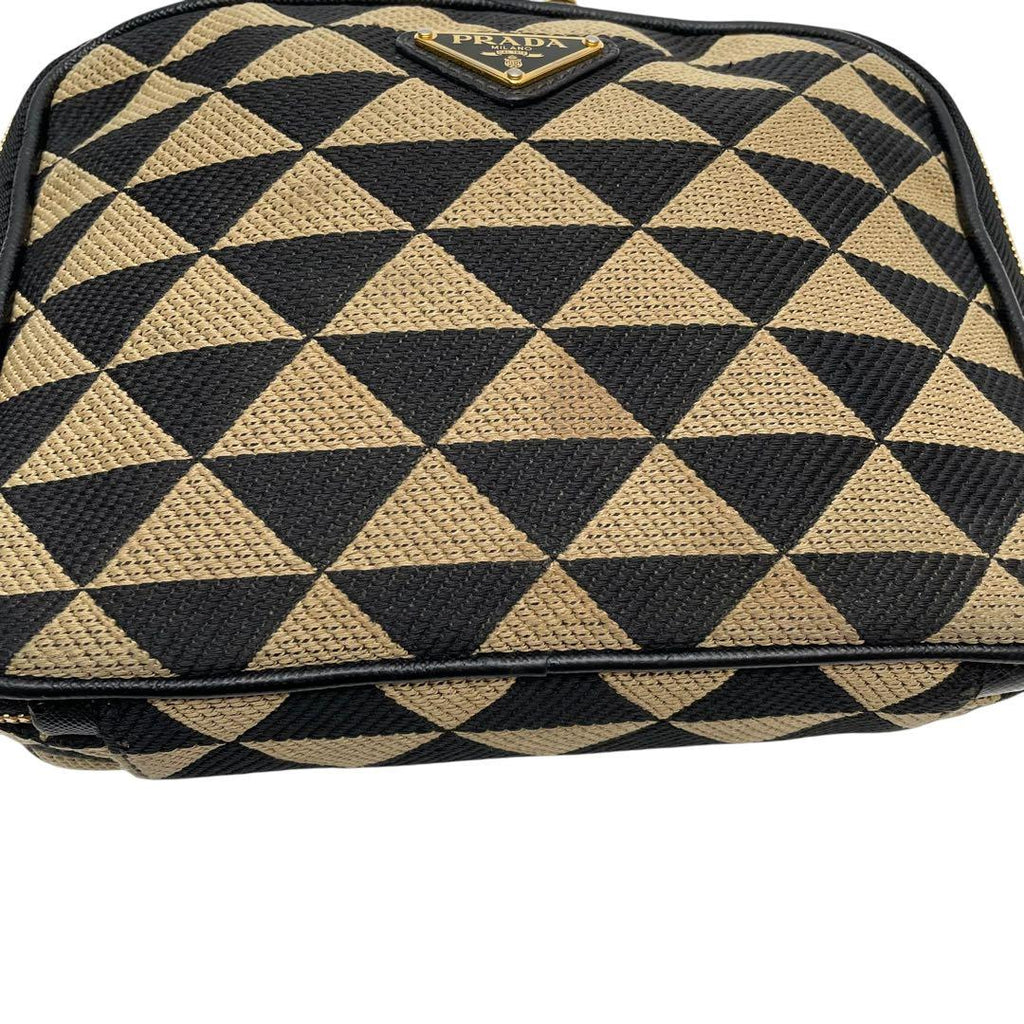 Prada Symbol Canvas Saffiano Brick Shoulder — view 7