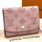 Louis Vuitton Monogram Mahina Portefeuille Iris Compact Magnolia Wallet