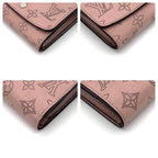 Louis Vuitton Monogram Mahina Portefeuille Iris Compact Magnolia Wallet — view 7