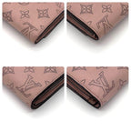 Louis Vuitton Monogram Mahina Portefeuille Iris Compact Magnolia Wallet — view 8