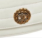 Chanel CC Logo Half Moon Chain Shoulder — view 5