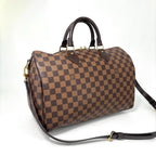 Louis Vuitton Super Speedy Bandouliere 35 Handbag Brown — view 3