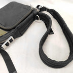 Prada Rubber Logo Shoulder Bag Nylon Messenger — view 5