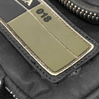 Prada Rubber Logo Shoulder Bag Nylon Messenger — view 6