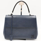Louis Vuitton Epi Handbag Cluny MM Andigo Blue Leather