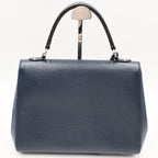 Louis Vuitton Epi Handbag Cluny MM Andigo Blue Leather — view 2