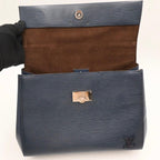 Louis Vuitton Epi Handbag Cluny MM Andigo Blue Leather — view 3